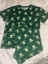 Hanna Andersson x Star Wars Adult XL Unisex Baby Yoda Pajamas used