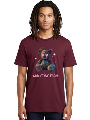 Malfunction Mens Graphic Tee, 100% Cotton, Casual Summer Wear