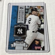 DEREK JETER 2013 TOPPS BASEBALL CHASING HISTORY YANKEES #CH-60 