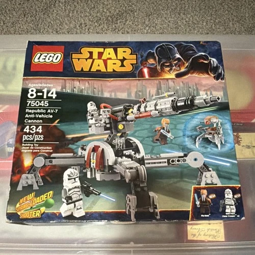 LEGO Star Wars Republic AV-7 Anti-Vehicle Cannon 75045, 434 pcs, Mace Windu