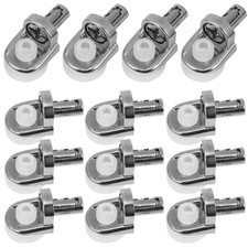Silver Zinc Alloy Shelf Pegs with Suction Cup Ideal for Cabinet Shelves
