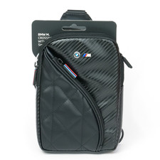 Bmw M Collection Pu Leather Carbon Style Crossbody Phone Bag Japan