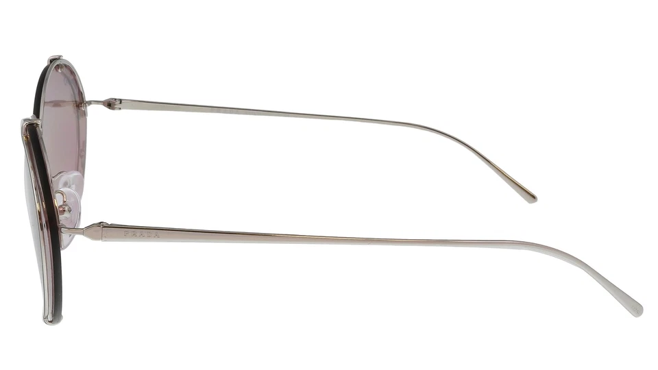 Gafas de sol ovaladas plateadas Prada 0PR 60US 1BC239 Foto 3 de 4