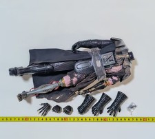 1/6 HT DX45 DX44 Hands Action Body Figure Hot Toys Darth Vader Battle Damaged