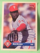 Ben Rivera - 1993 Donruss #412 - Philadelphia Phillies Baseball Card