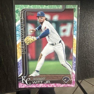 2025 Topps Series 1 Bobby Witt Jr. Pastel Parallel Easter Egg Exclusive SP
