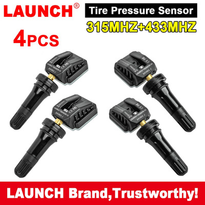 4pcs LAUNCH TPMS Sensor LTR-05 433MHZ 315MHZ Car Tire Pressure Monitoring Sensor