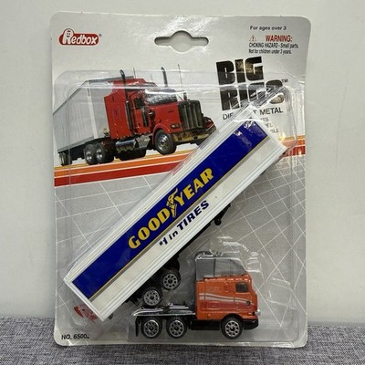 1993 Vintage Redbox Big Rigs HO Scale Die-Cast Truck Goodyear Tires New RARE