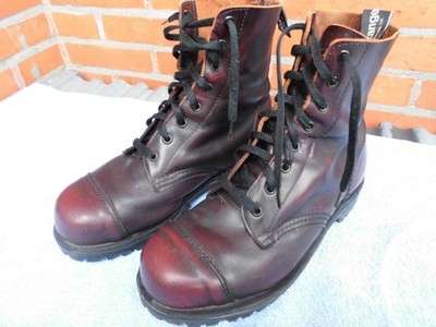 Shellys Rangers Stiefel UK Größe 7 (Gr.41) Weinrot Vintage 90er