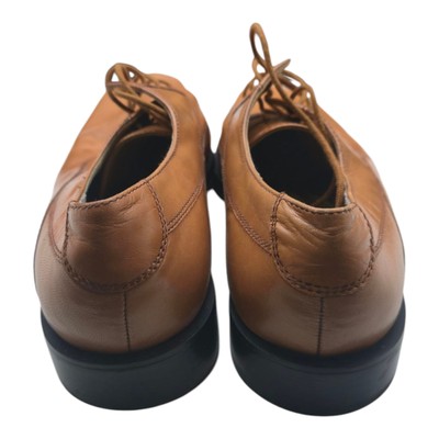 Giorgio Brutini Brown Textured Lace-Up Oxfords with Gradient Detail Giorgio Brutini Lace-Up Oxford Brown Leather Shoes Size 11 M  main image 4