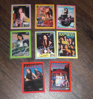 2025 KATSEYE GAS Trading Photocard 8 Cards Daniella Sophia Lara