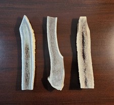 3 XXL Split Elk Antler Bone Dog Chews 15.9 oz Natural Elk Antler New