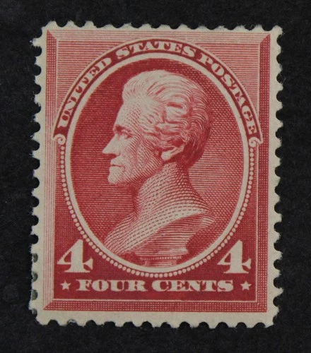CKStamps: US Stamps Collection Scott#215 4c Jackson Mint LH OG