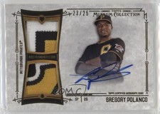 2015 Topps Museum Collection Gold 23/25 Gregory Polanco #SSD-GP Auto 0qo1