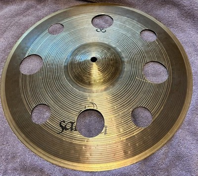 Saluda Symbolic Series 16 In. Vented Crash Cymbal 1,097 Grams, Video Demo., MINT