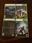 Lot of 4 Halo games for Xbox 360: Halo 3, Halo 4, ODST & Reach
