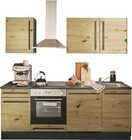 Küche Küchenblock komplett mit E-Geräte JAZZ Eiche 220 cm B-Ware ♻️