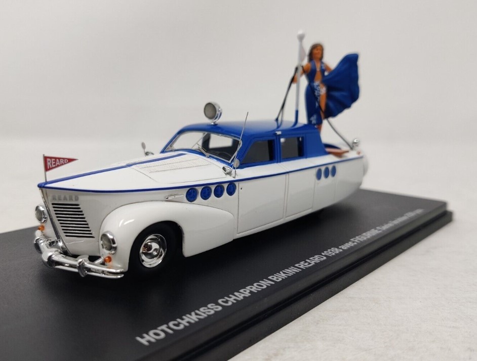 Voiture miniature HOTCHKISS Chapron BIKINI DOS 1938 PERFEX 1/43 résine