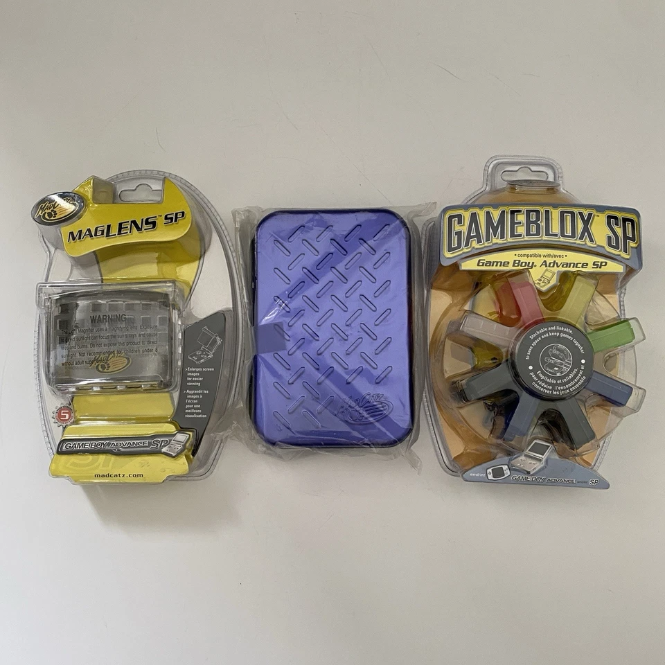 Mad Cats Game Boy Advance SP Starter Kit MagLENS GameBLOX Accessory Kit New - Image 2 of 4