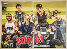 SUM 41 - Poster from 2016 - 16 x 12 in. (40 x 29 cm) - MINT CONDITION!