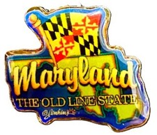 Maryland The Old Line State Hat Tac or Lapel Pin