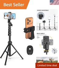 Water Resistant 64" Tripod with Multi-Angle Features for Ultimate Flexibility