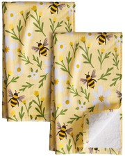 Cotton Kitchen Towels Set of 2 - Cute Design 16 26 Inch Dish Towels for Kitch...