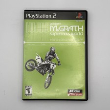 Jeremy McGrath Supercross World Sony PS2, 2001 - CIB w/ Manual