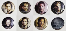Supernatural TV Series Metal Button Assortment of 31 Ata-Boy YOU CHOOSE BUTTON