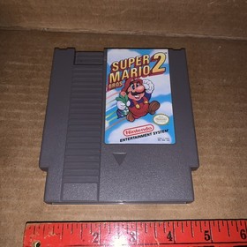 Vintage Nintendo NES Super Mario Bros 2 Video Game