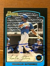 Signed 2003 Bowman Franklin Gutierrez