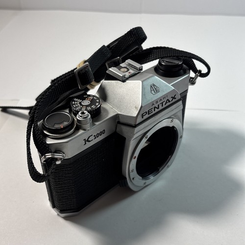 PENTAX ASAHI K1000 35mm Film Camera w/ 50mm Pentax M Lens - Picture 7 of 18