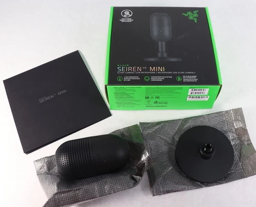 Razer Seiren V3 Mini Ultra Compact USB Microphone Open Box MISSING USB CABLE!