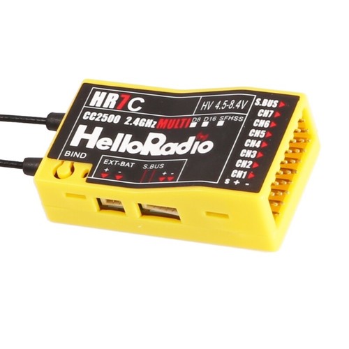 HR7C ELRS PWM Receiver 8CH DC4.5-8.4V Receiver for Fixed Wing and Boats Models - Zdjęcie 4 z 11