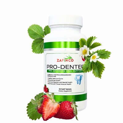 Pro-Dentee for Bad Breath Healthy Gum, Teeth, Oral Cavity Fresh Breath Chewable