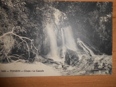 INDOCHINA TONKIN CHAPA LA CASCADE CPA