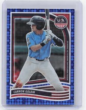 2024 Panini Stars & Stripes #186 Cannon Goldin Blue Disco #/149