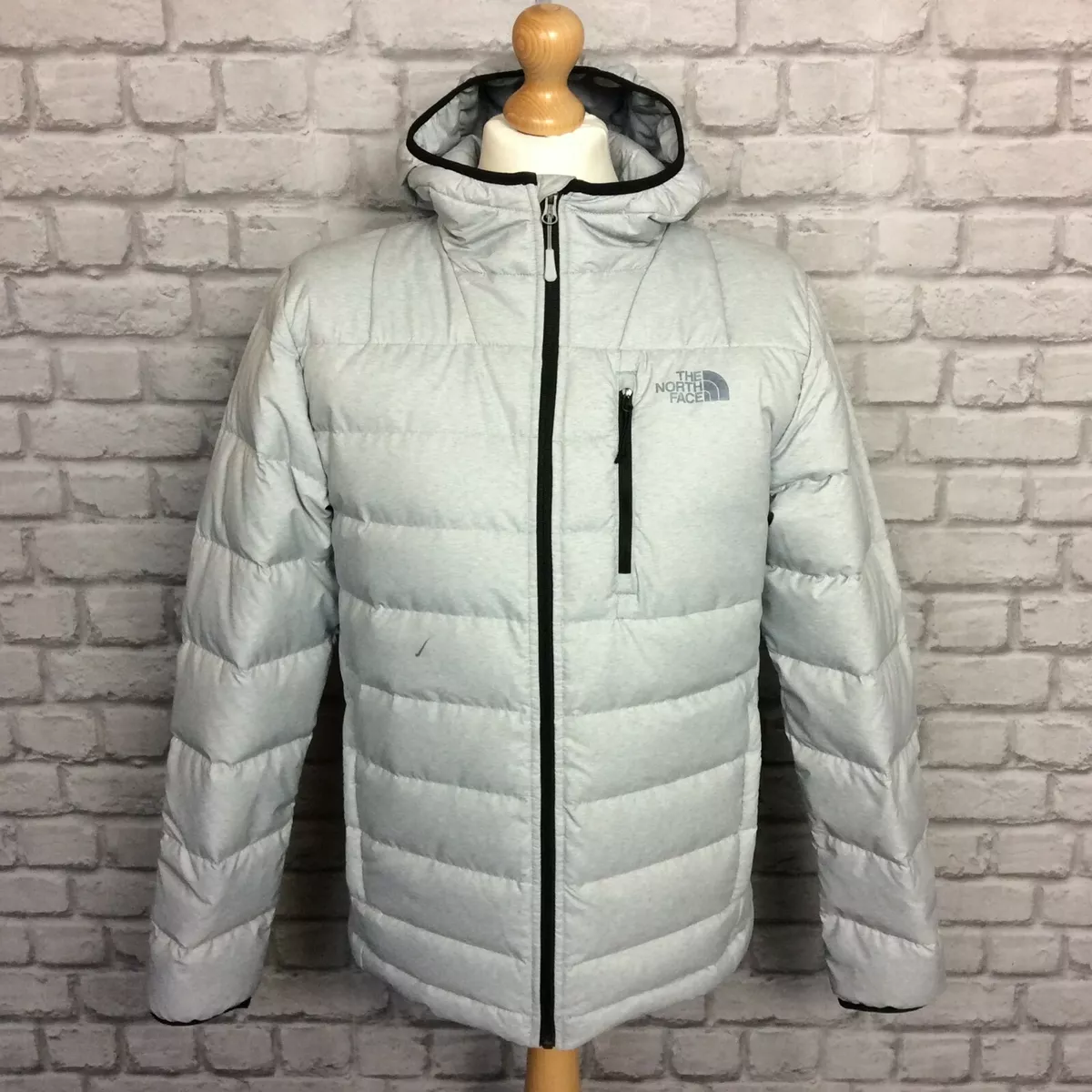 Grey north store face coat