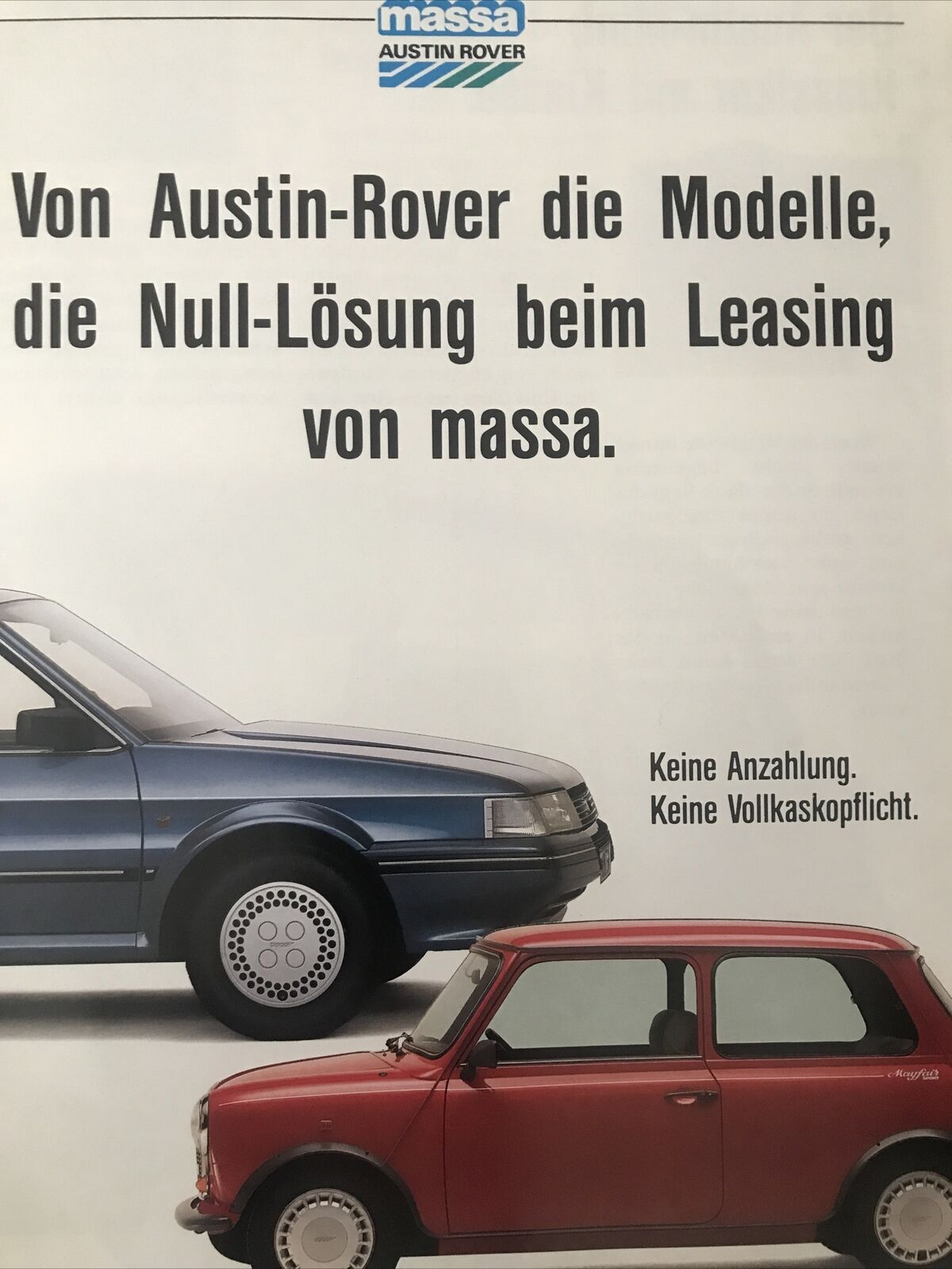 Excellent Car Brochure 25% OFF - 1988 Austin Rover Germany Range