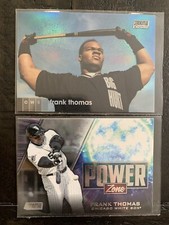 2020 Topps Stadium Club Chrome Refractor Frank Thomas #257 & Power Zone PZ-17