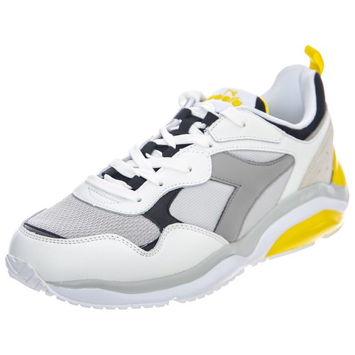 Diadora whizz run sneakers - paloma / white / cyber yellow - scarpe basse  uomo | eBay