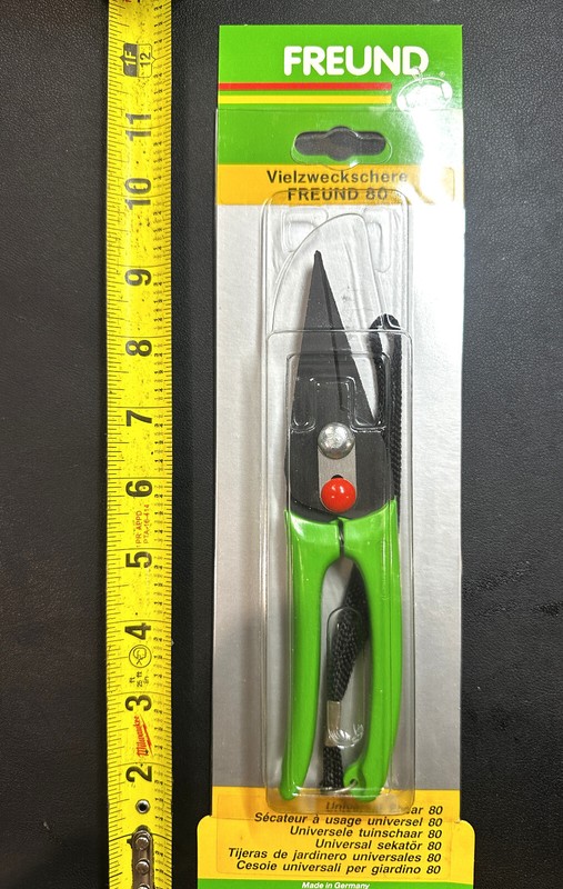 Freund  #80  Pruning Shear, Ergonomic Design, Xylan Coated   GERMANY