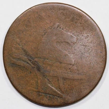 1787 1/2p New Jersey Colonial Half Penny