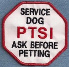 $$ SALE $$  ----  SERVICE DOG - PTSI  -  ASK BEFORE PET - service dog vest patch