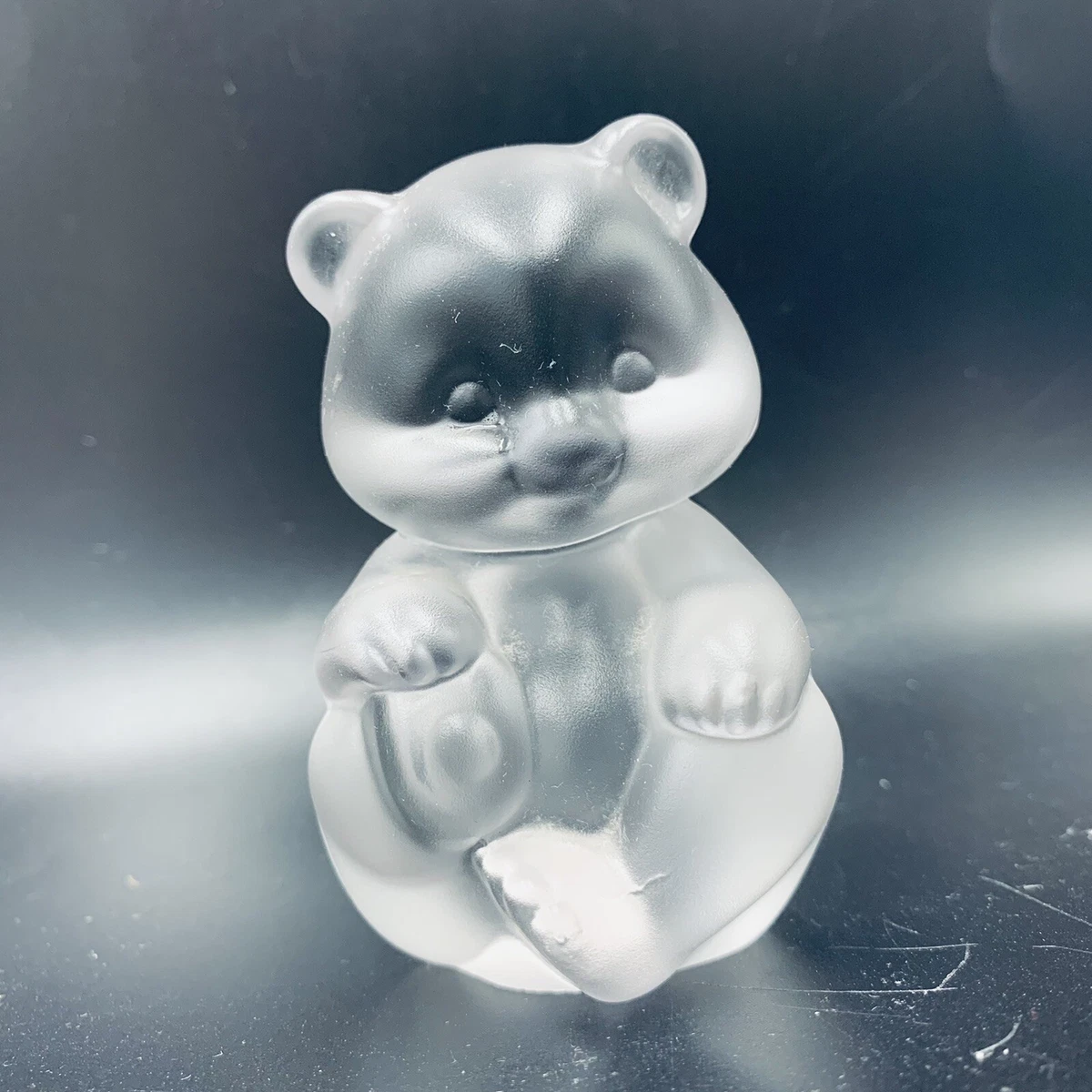 Fenton glass sales teddy bear