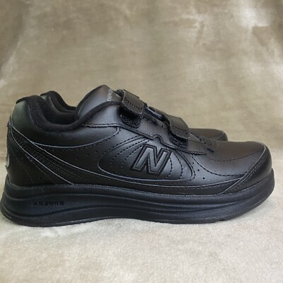 New Balance 577 Black Walking Shoes SL-2 Fit Hook & Look Women s 6