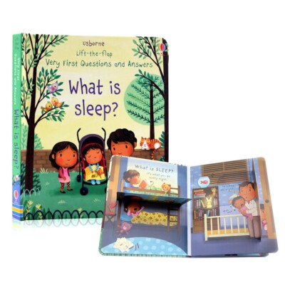 Kinder Lernen Bilderbuch Usborne Englisch Pädagogisch Was ist Schlaf Montessori 
