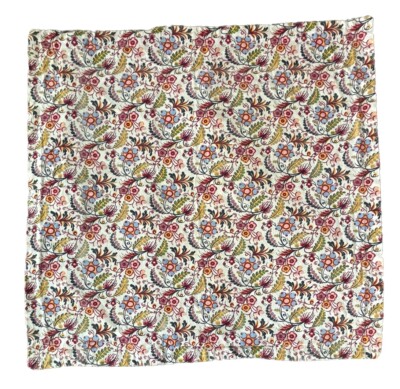 IKEA Alvine Gava Pillow Cover Sham Square Floral Print Boho Cottagecore 21 x 22