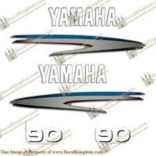 Kit decalcomanie 2 tempi Yamaha 90cv - 2002 - 2006+ (nuovo stile)