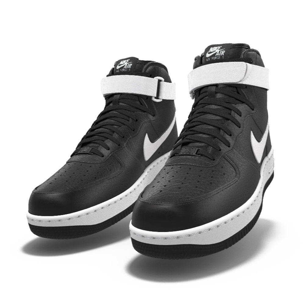 $250 NIB NEW Mens Nike Air Force 1 Vandal Black & White Custom